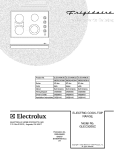 COVER Diagram and Parts List for GLEC30S8CBC  Frigidaire Cooktop