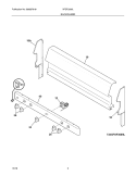 Part Location Diagram of 316543909 Frigidaire Burner Control Knob - White