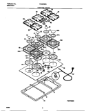 COOKTOP PARTS Diagram and Parts List for FGC6X9XCBA  Frigidaire Cooktop