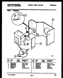 ELECTRICAL PARTS Diagram and Parts List for WAC053S7A2  Frigidaire Air Conditioner
