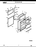 DOOR PARTS Diagram and Parts List for MRT11CRBD0  Uni Refrigerator