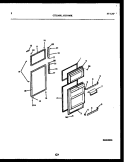 Part Location Diagram of 5318358902 Frigidaire PANEL-INNER DOOR, Freezer