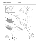 Part Location Diagram of 216486900 Frigidaire SUPPORT-SHELF