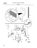 SYSTEM Diagram and Parts List for FFU14FC4AW1  Frigidaire Freezer