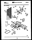 SYSTEM AND AUTOMATIC DEFROST PARTS Diagram and Parts List for RM18F5WX1A  Gibson Refrigerator