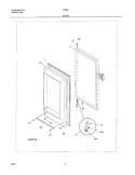 DOOR Diagram and Parts List for FMR8  Electrolux Freezer