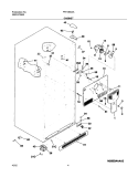 CABINET Diagram and Parts List for FRT18IG4AZ6  Frigidaire Refrigerator