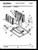 UNIT PARTS Diagram and Parts List for WAC086P7A1  Frigidaire Air Conditioner