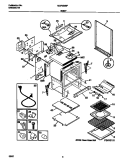 BODY Diagram and Parts List for MGF352BFWA  Frigidaire Range