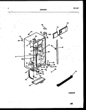 CABINET PARTS Diagram and Parts List for RS192MCW1  Frigidaire Refrigerator