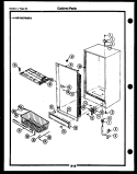 CABINET PARTS Diagram and Parts List for FV10M2WSFA  Frigidaire Freezer