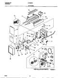 ICE MAKER Diagram and Parts List for FRT26XGCB2  Frigidaire Refrigerator