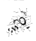 COUNTERWEIGHT SECTION Diagram and Parts List for LT800EXF6  Frigidaire Washer