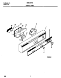 CONTROL PANEL Diagram and Parts List for MDB122RFS0  Frigidaire Dishwasher