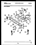 CONSOLE AND CONTROL PARTS Diagram and Parts List for EL27M6WXFC  Gibson Washer Dryer Combo