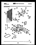 SYSTEM AND AUTOMATIC DEFROST PARTS Diagram and Parts List for RM18F5WX1B  Gibson Refrigerator