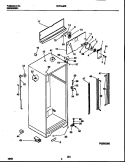 CABINET PARTS Diagram and Parts List for FRT18JRBD0  Frigidaire Refrigerator