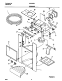 ICE AND WATER DISP Diagram and Parts List for FRS26ZRGBA  Frigidaire Refrigerator