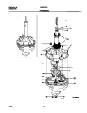 P17M0006 TRANSMISSION Diagram and Parts List for FLSG72GCS9  Frigidaire Washer Dryer Combo