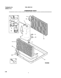 COMPRESSOR Diagram and Parts List for WAL123H1A4  Frigidaire Air Conditioner