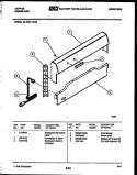 BACKGUARD Diagram and Parts List for 32-2757-00-06  Tappan Range