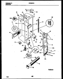 CABINET PARTS Diagram and Parts List for GRS26WRAW0  Gibson Refrigerator