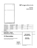 COVER Diagram and Parts List for FRT21FS5AW0  Frigidaire Refrigerator