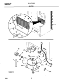 SYSTEM Diagram and Parts List for MFU14F3GW5  Frigidaire Freezer