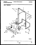 POWER DRY AND MOTOR PARTS Diagram and Parts List for MDB202RBW0  Frigidaire Dishwasher