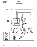 WIRING DIAGRAM Diagram and Parts List for WAH074Y7T1  Frigidaire Air Conditioner