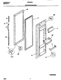 REFRIGERATOR DOOR Diagram and Parts List for GRS20ZRHW0  Gibson Refrigerator