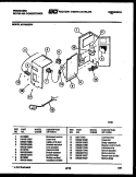 ELECTRICAL PARTS Diagram and Parts List for AR18NE5P1  Frigidaire Air Conditioner