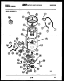 TUB DETAIL Diagram and Parts List for GL27M6WXFA  Gibson Washer Dryer Combo