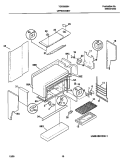 UPPER BODY Diagram and Parts List for TGO356BHD1  Frigidaire Range