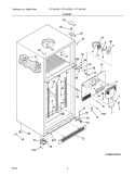 CABINET Diagram and Parts List for FRT18KP5DK0  Frigidaire Refrigerator