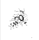 COUNTERWEIGHT SECTION Diagram and Parts List for LT250EXF2  Frigidaire Washer