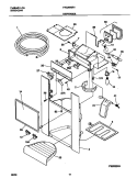 DISPENSER Diagram and Parts List for FRS20WRHW6  Frigidaire Refrigerator