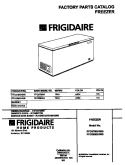 COVER Diagram and Parts List for FFC09M5HW0  Frigidaire Freezer