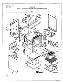 BODY Diagram and Parts List for FEF358CFSD  Frigidaire Range