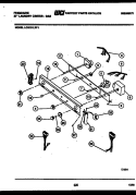 CONSOLE AND CONTROL PARTS Diagram and Parts List for LCG731LL1  Frigidaire Washer Dryer Combo