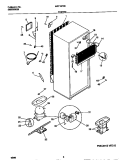SYSTEM Diagram and Parts List for MRT18FNCW2  Frigidaire Refrigerator