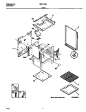 BODY Diagram and Parts List for MPF311SBWD  Frigidaire Range