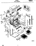 BODY Diagram and Parts List for FEB789WCCG  Frigidaire Wall Oven