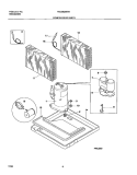 COMPRESSOR PARTS Diagram and Parts List for FAC082M7A1  Frigidaire Air Conditioner