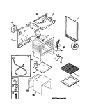 BODY Diagram and Parts List for GGF322BBWC  Gibson Range
