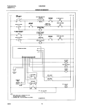 WIRING SCHEMATIC Diagram and Parts List for GSE3WZBQA  Frigidaire Range