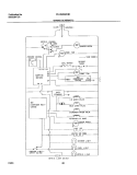 WIRING SCHEMATIC Diagram and Parts List for PLHS268ZCB1  Frigidaire Refrigerator