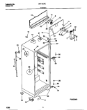 CABINET Diagram and Parts List for GRT18DNED1  Gibson Refrigerator