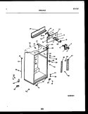 CABINET PARTS Diagram and Parts List for FPW18TPLL1  Frigidaire Refrigerator