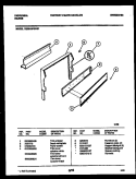 Part Location Diagram of 316034100 Frigidaire PANEL-CONTROL